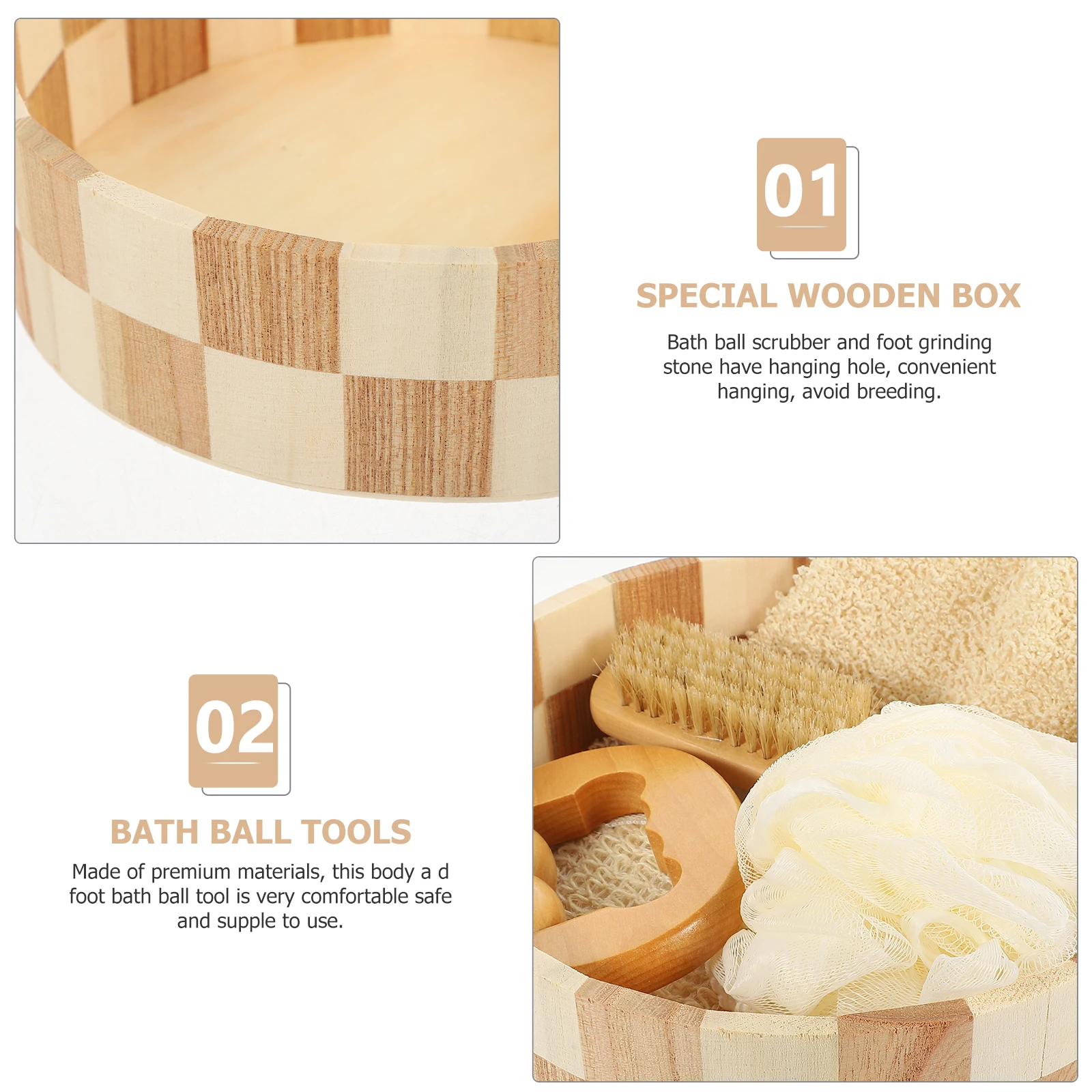 

1 set Pumice Brush Set Body Scrubber Bath Accessories Foot Grinder Stone Exfoliating Cleaning Tools Shower Glove Kit