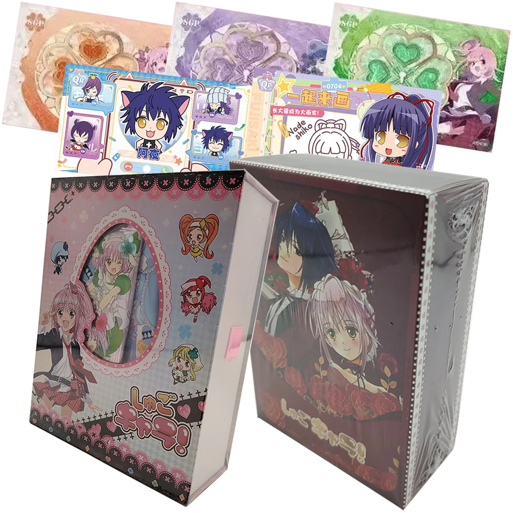 Shugo Chara Collection Card Peripheral Fantasy Love Battle Anime Creative Unique Rotating Enamel Card Christmas Surprise Gifts