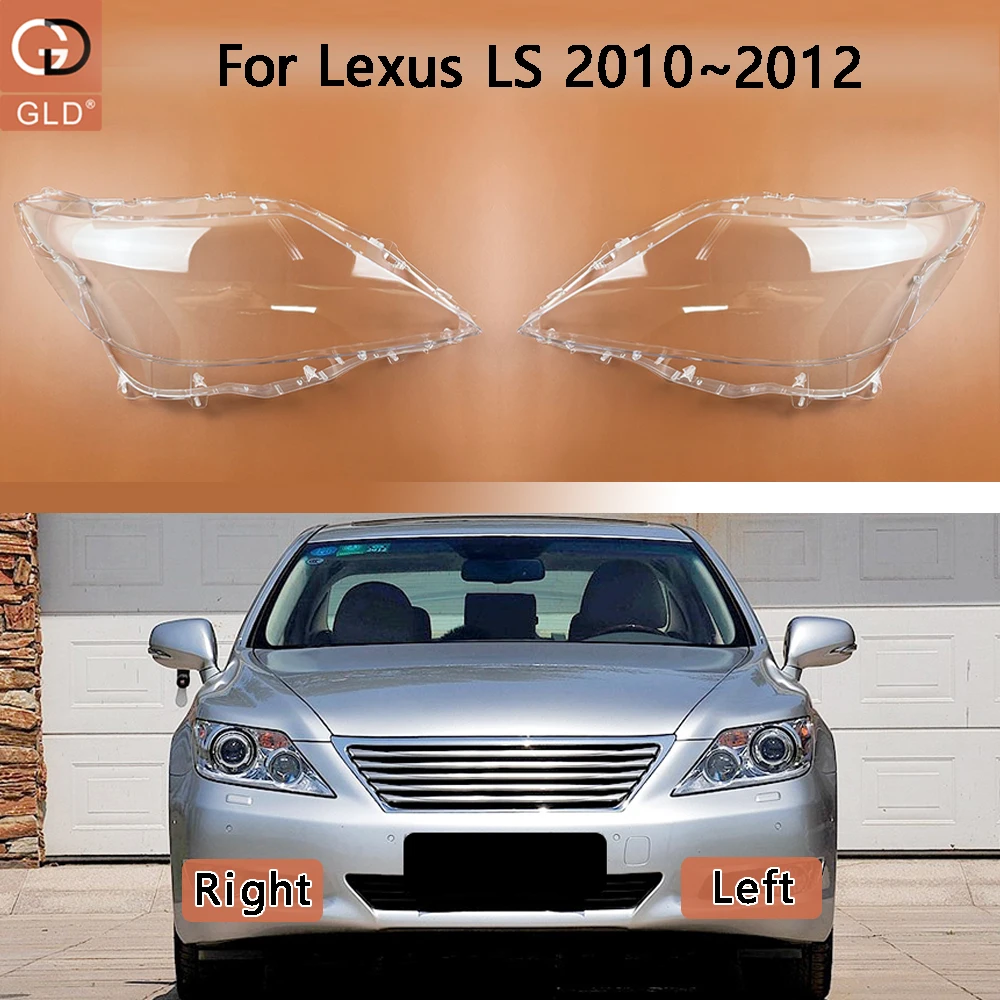 

For Lexus Transparent Headlight Cover Lampshade Shell Headlamp Housing Durable Lens Plexiglass LS LS600hL LS460L 2010 2011 2012