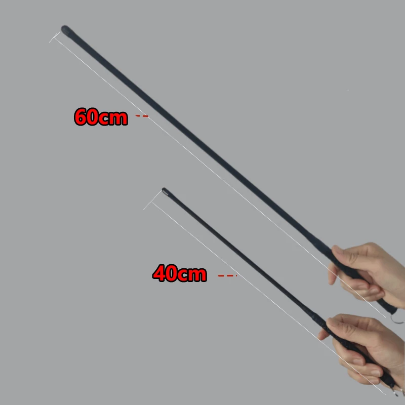40cm/60cm 야외 휴대용 EDC 고탄성 라탄 레진 교육용 채찍 스틱