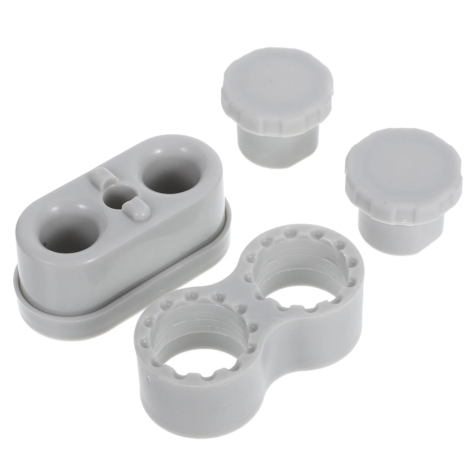 1 Set Base stabilizzatrice per box per bambini Fibbia di fissaggio in plastica antiscivolo per installazione sicura della recinzione del box Sicurezza sul pavimento