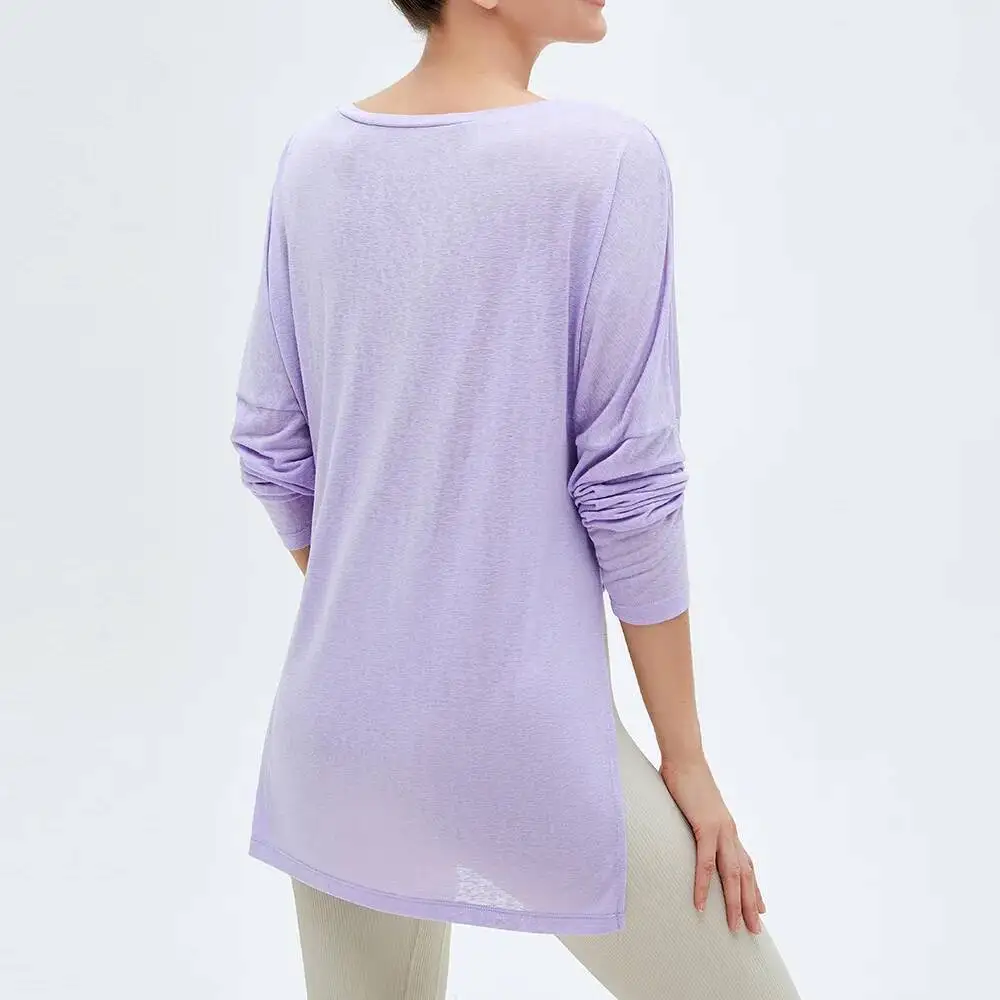 

Свободный дышащий топ Fiess, крутая защита от солнца, легкая быстросохнущая толстовка с капюшоном, футболка для тренировок, одежда для йоги с длинными рукавами