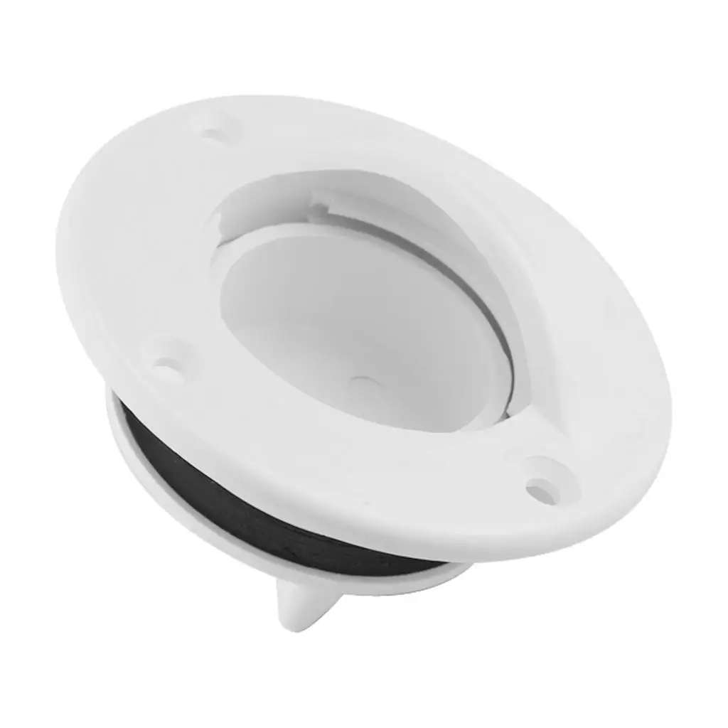 Stabilized Boat Valve Deck Screw Cap Bung Scupper Valve Drain Flapper Stopper for Yacht Well Ice Chest Transom Accessories