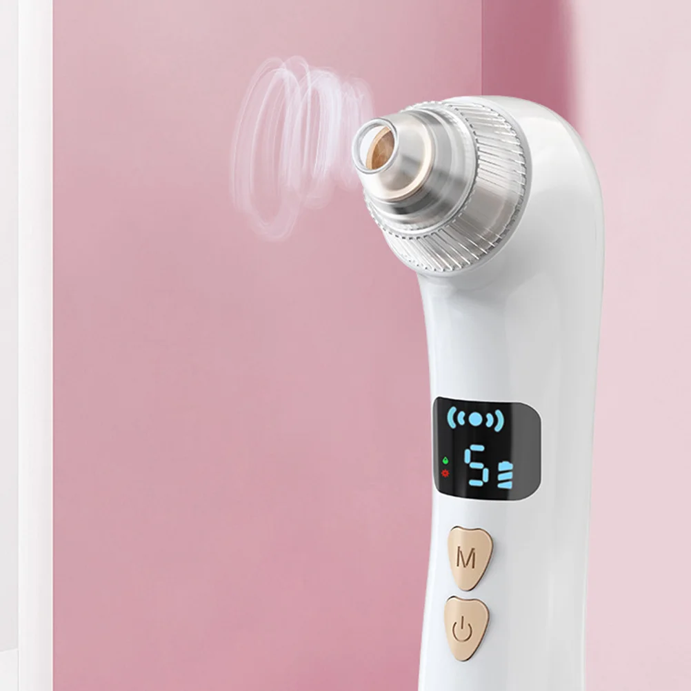  Heating Blackhead Instrument Cleanser Extractor Apparatus Facial Cleaning Machine Pore Cleaner Remover Abs Beauty