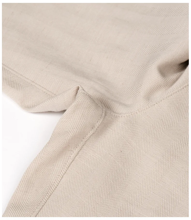 Bestseller Herren Leinen-Lyocell-Hose Sommer Dünn Weich Atmungsaktiv Lässig Cool Gerade Einfache Lange Hose Schwarz Outdoor Alltag – Detail 22
