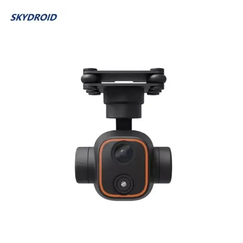 SKYDROID C12 intelligent tracking dual photothermal imaging digital zoom 2K high-definition three-axis pod gimbal