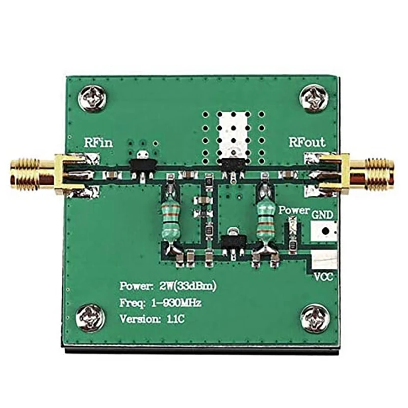 

ABYC 1-930MHz 2W RF Amplifier RF Broadband Power Amplifier Module for Radio Transmission FM HF VHF
