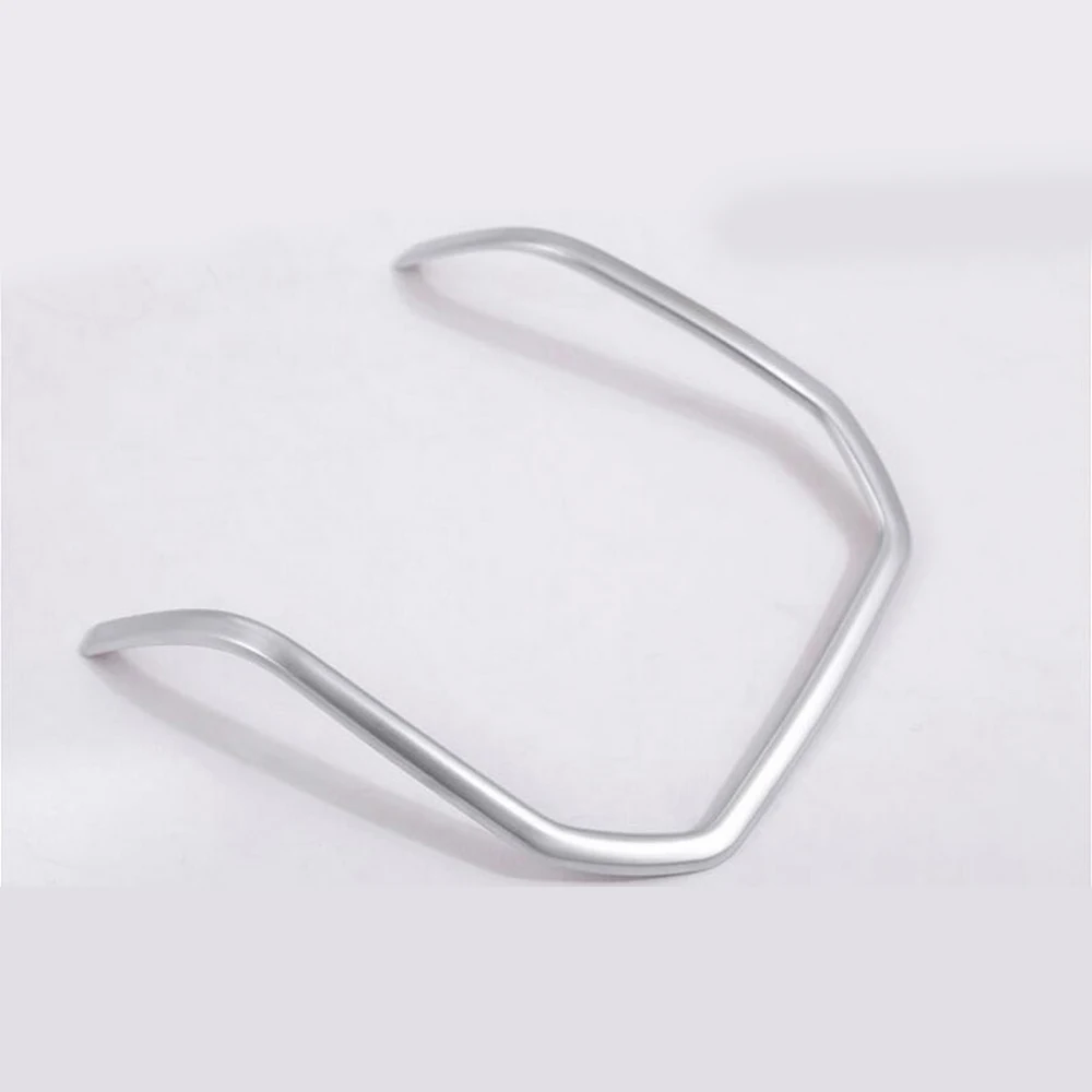 Car Steering Wheel Strip Cover Trim Stickers for Land Rover Range Rover Evoque 2012-2017 ABS Chrome Car Styling Interior