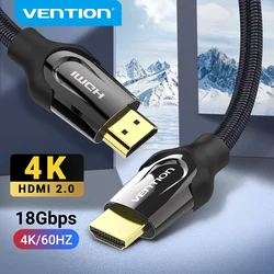 Vention-kabel HDMI 2.0 do TV, Box USB C HUB, PS5, kabel HDMI, 4K/60Hz, Ultra szybki rozdzielacz, kabel wideo HDMI, przewód Audio 5m