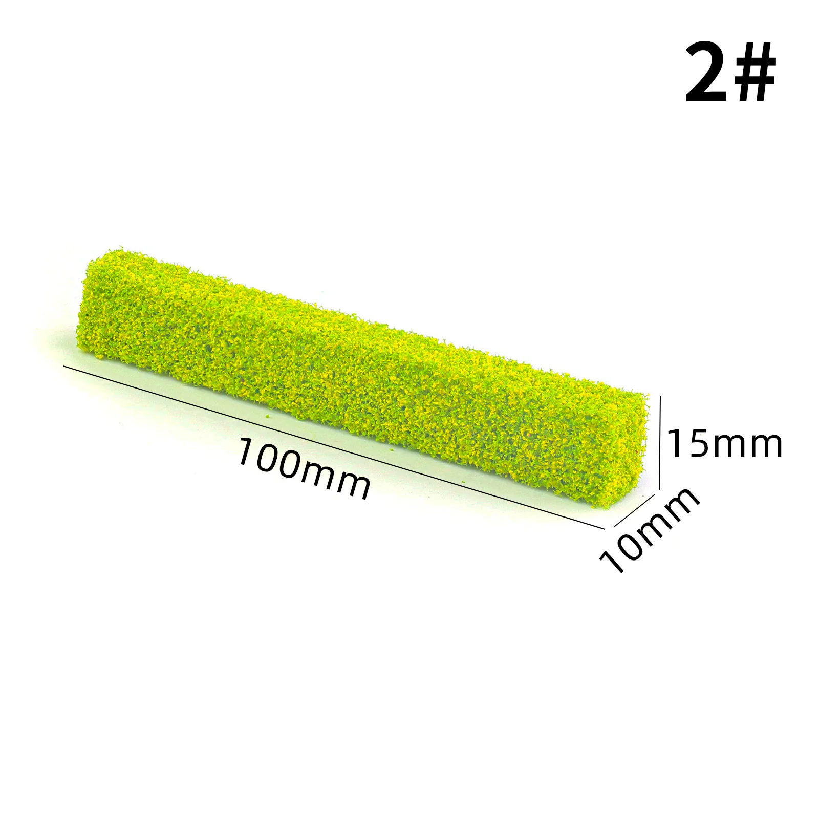 

Length 10cm Shrub Strip Grass Model Kits for Making Building Sand Table Materials Outdoor Street Shrubs Landscape Diorama 10Pcs