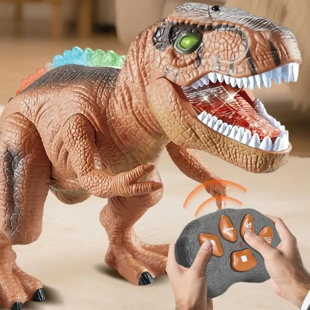 بالقصور الذاتي انزلاق RC ديناصور سيارات لعب نماذج بلاستيكية التحكم عن بعد ألعاب روبوتية دائم المحمولة محاكاة T-ريكس لعب الاطفال الهدايا