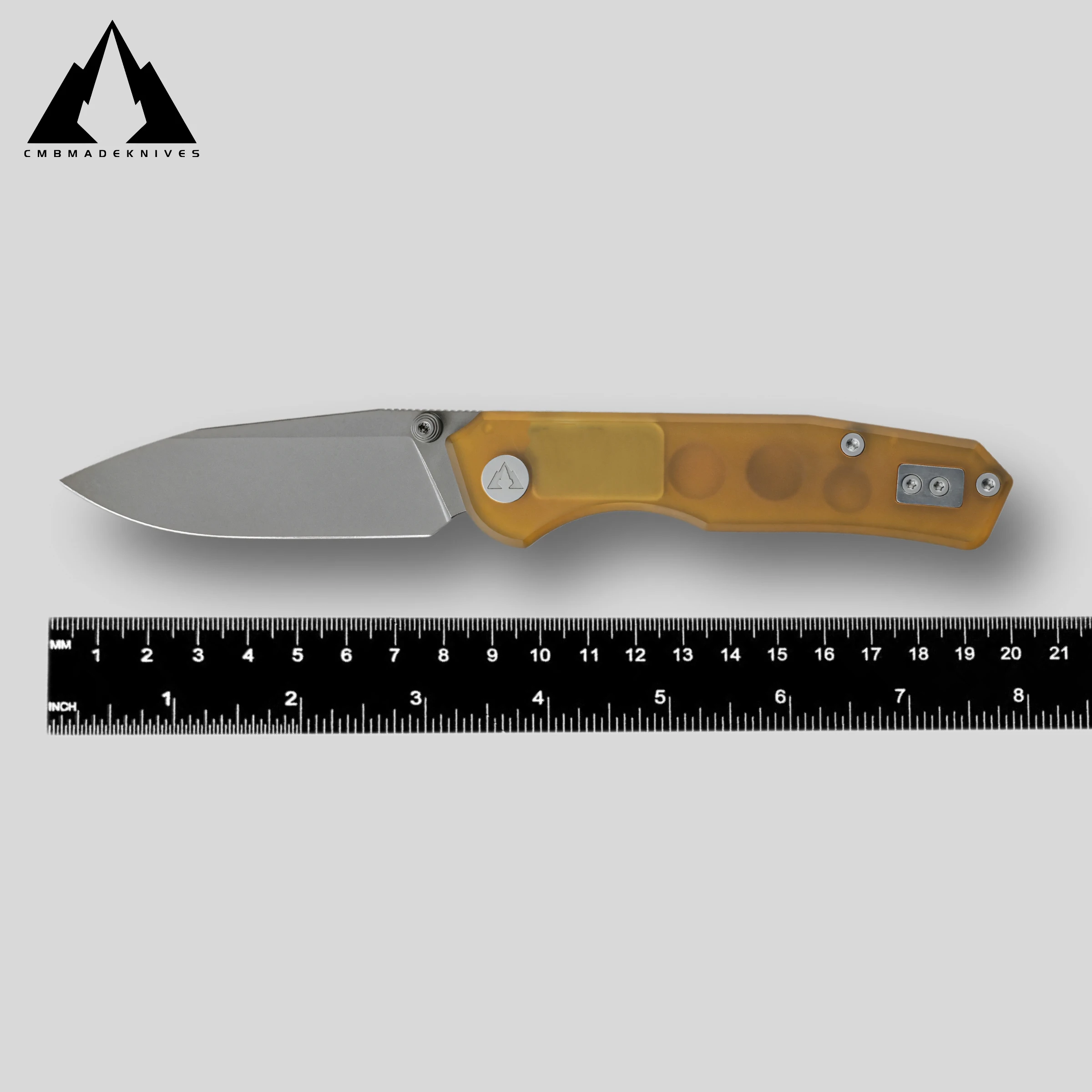 CMBMADEKNIVES Explorer 14C28N Steel PEI Handle Camping Outdoors Pocket Folding Knife EDC CMB-18F