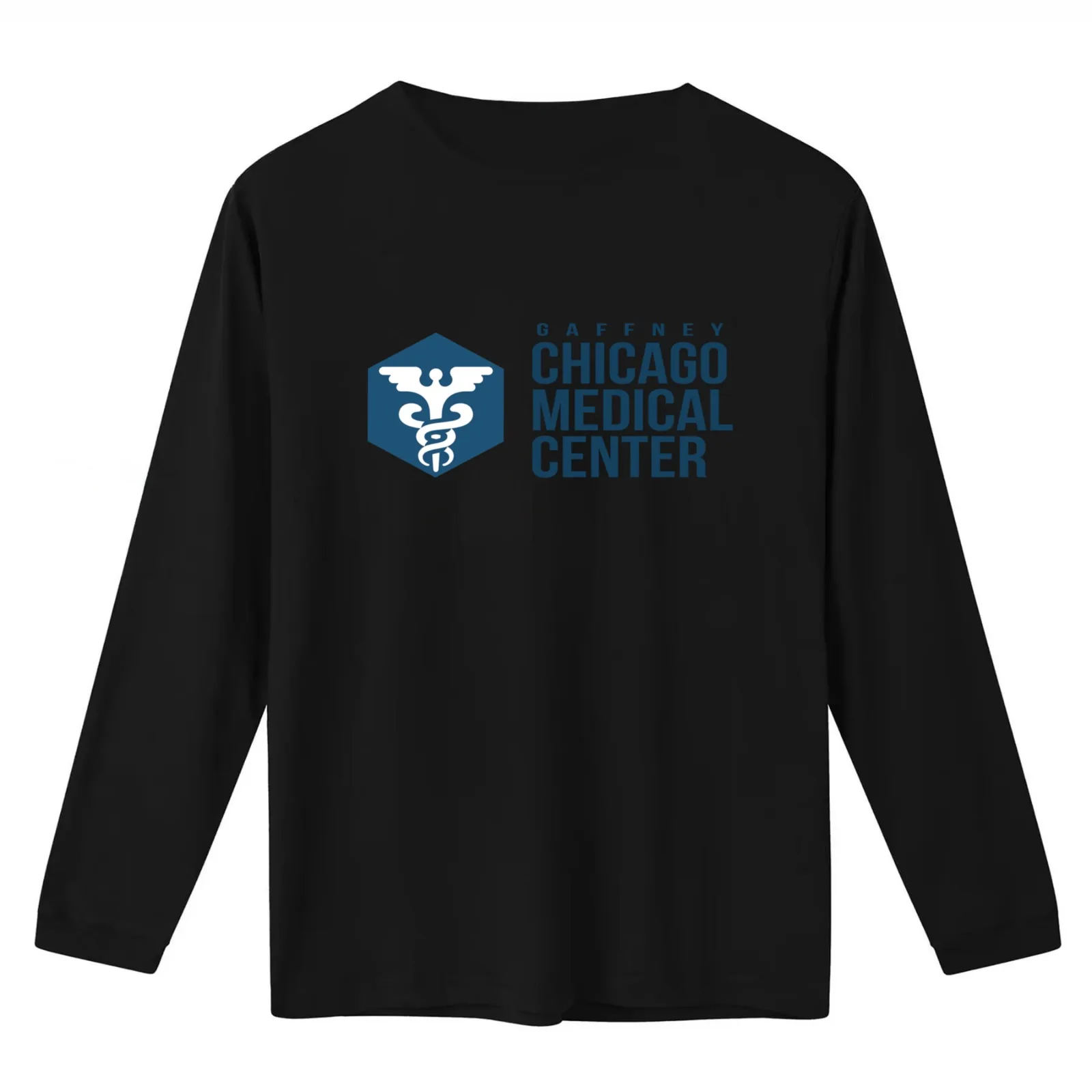 Gaffney Chicago Medical Center T-Shirt Summer Casual Cotton Tee Oversized Streetwear Tops Vintage Graphic Print 100% Cotton