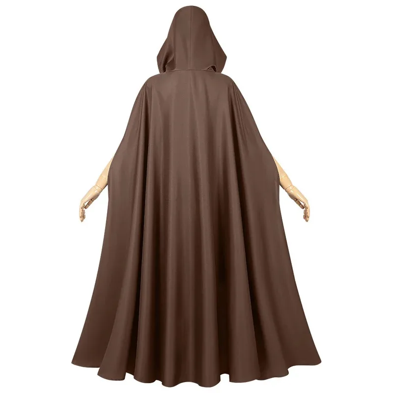 

asdh8@Medieval Retro Viking Cloak Monk Hooded Robe Wizard Cosplay Costume Adult Outwear Outfits Halloween Carnival Party Disguis