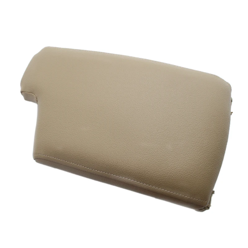 Leather Armrest Center Box Console Lid Cover Fit For-BMW 3 Series E90 E91 E92 E93 2005-2013 Beige