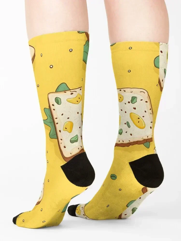 Egg salad - egg icon mosaic #10 Socks Christmas heated crazy custom Men's Socks Luxury Women's