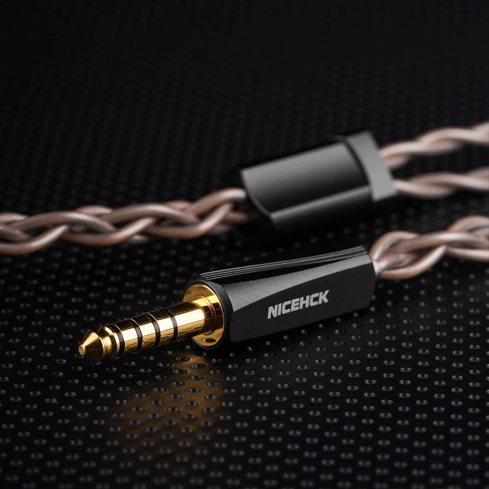 NICEHCK UpLaura HiFi イヤホンケーブル酸素切断銅 17AWG ワイヤー