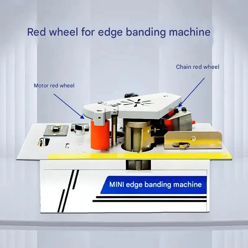 Home Use Saw Table Model for Wood Based Panels Model Edge Bander Portable Mini Edge Banding Machine