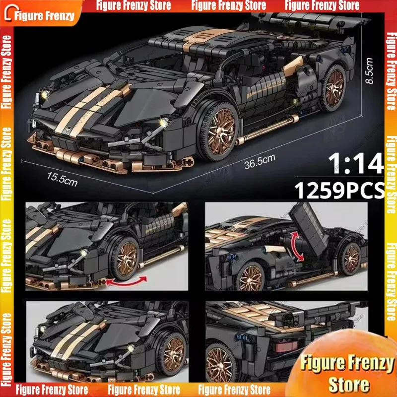 

Распродажа! Новинка! Конструктор Spot Sale67129: Автомобиль MOC из 1280 деталей, игрушка-конструктор для взрослых, коллекционный набор для сборки спортивного автомобиля в масштабе 1:14.
