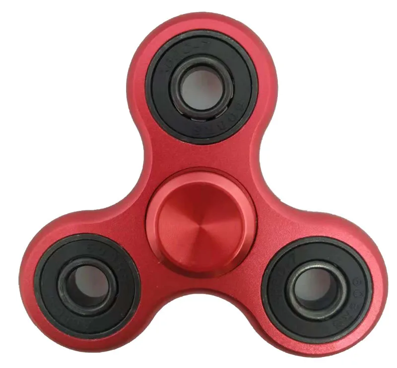 Trójkątny palec przeciwlękowy Top stop aluminium Metal Spinning R188 łożysko Turn zabawki dekompresyjne obrotowe ręczne Fidget Spinners