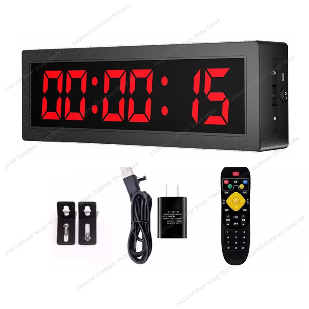 Rechargeable 6-Digit LED Timer Professional for Sports Events Competitions