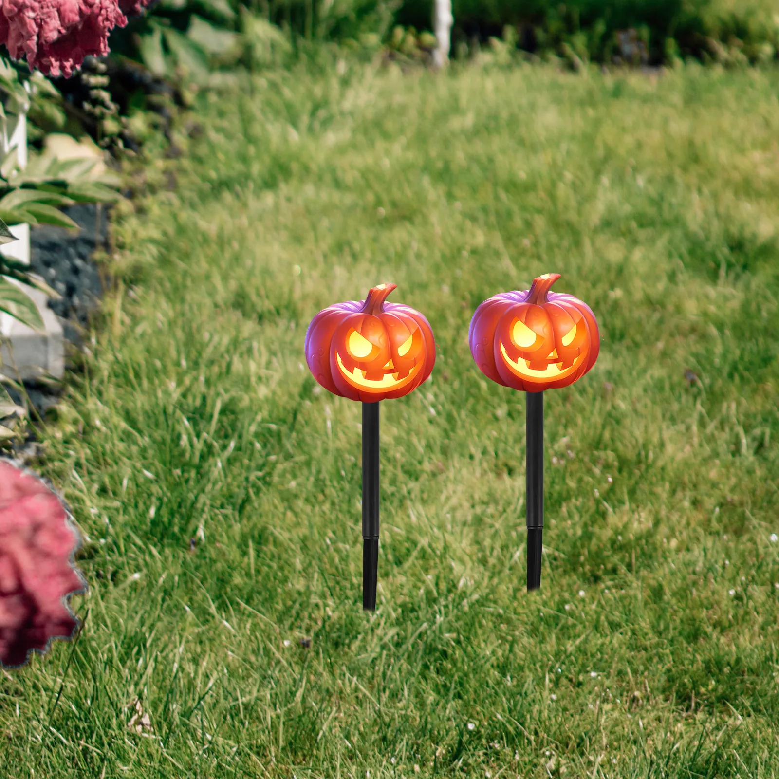 

10 Sets Solar Ground Plug Lights Outdoor Stakes Plastic Landscape Lighting Spikes Replacement Garden Accessories Durable