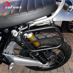 스크램블러 1200XC XE 19-23 스크램블러 1200X 24-25 사이드 트렁크 백 지원 왼쪽 트렁크 백 홀더 용 오토바이 안장 가방