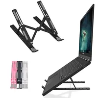 ABS Laptop Holder Stand Adjustable Foldable Portable for Notebook Computer Bracket Lifting Cooling Holder Non-slip