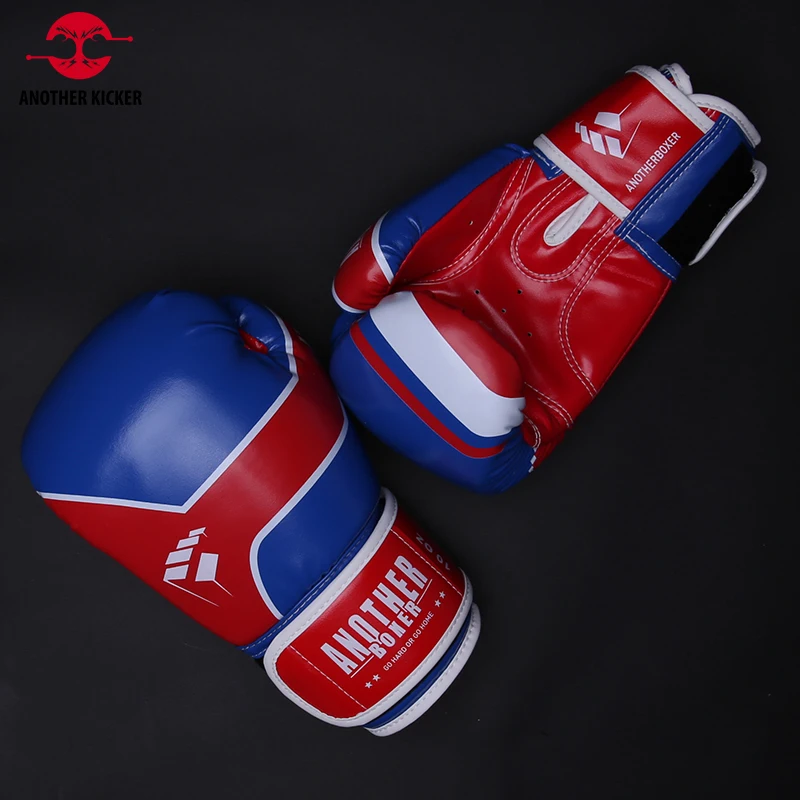 Guantes de boxeo profesionales de cuero MMA, bolsa de entrenamiento, Muay Thai, guantes de Kickboxing para hombres, mujeres y niños