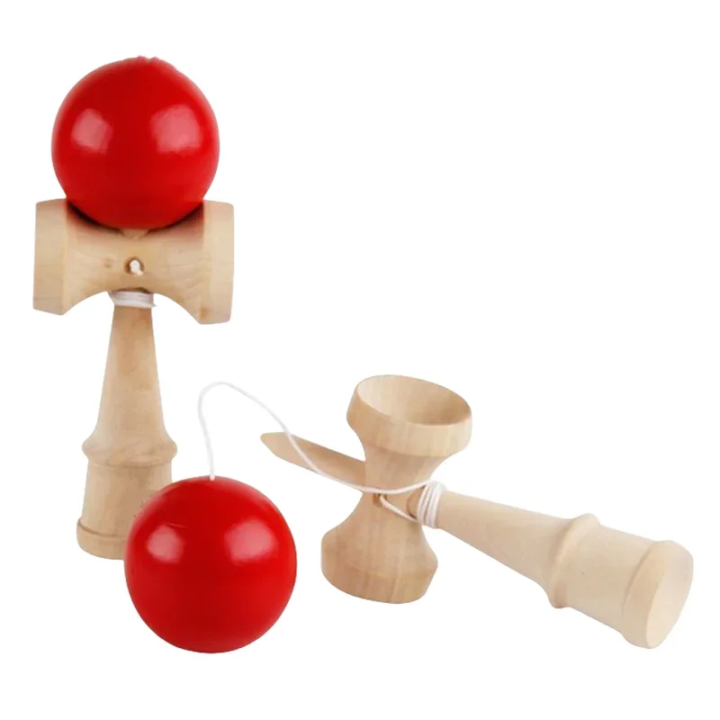 Jouet de balle d'épée en bois pour enfants, tasse de compétence, jeux de plein air, jouets amusants, cadeau d'anniversaire sportif, 1 ensemble