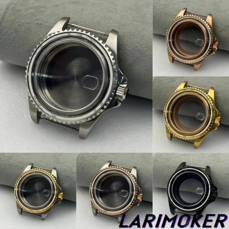 

Корпус часов LARIMOKER 43 мм SUB с сапфировым стеклом, водонепроницаемый, для механизмов NH34, NH35, Miyota 8215, Mingzhu 2813, ETA 2824, PT5000, запчасти для часов
