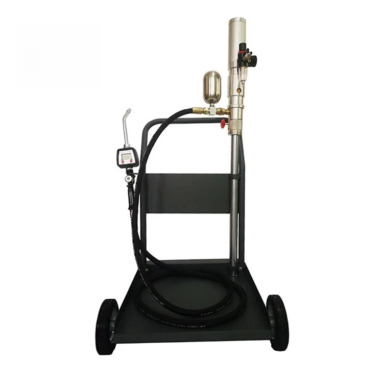 High Quality Portable Oil Dispenser Air Operated Drum Pump With Cart Trolley For Drum 120 Lb/16 Gal