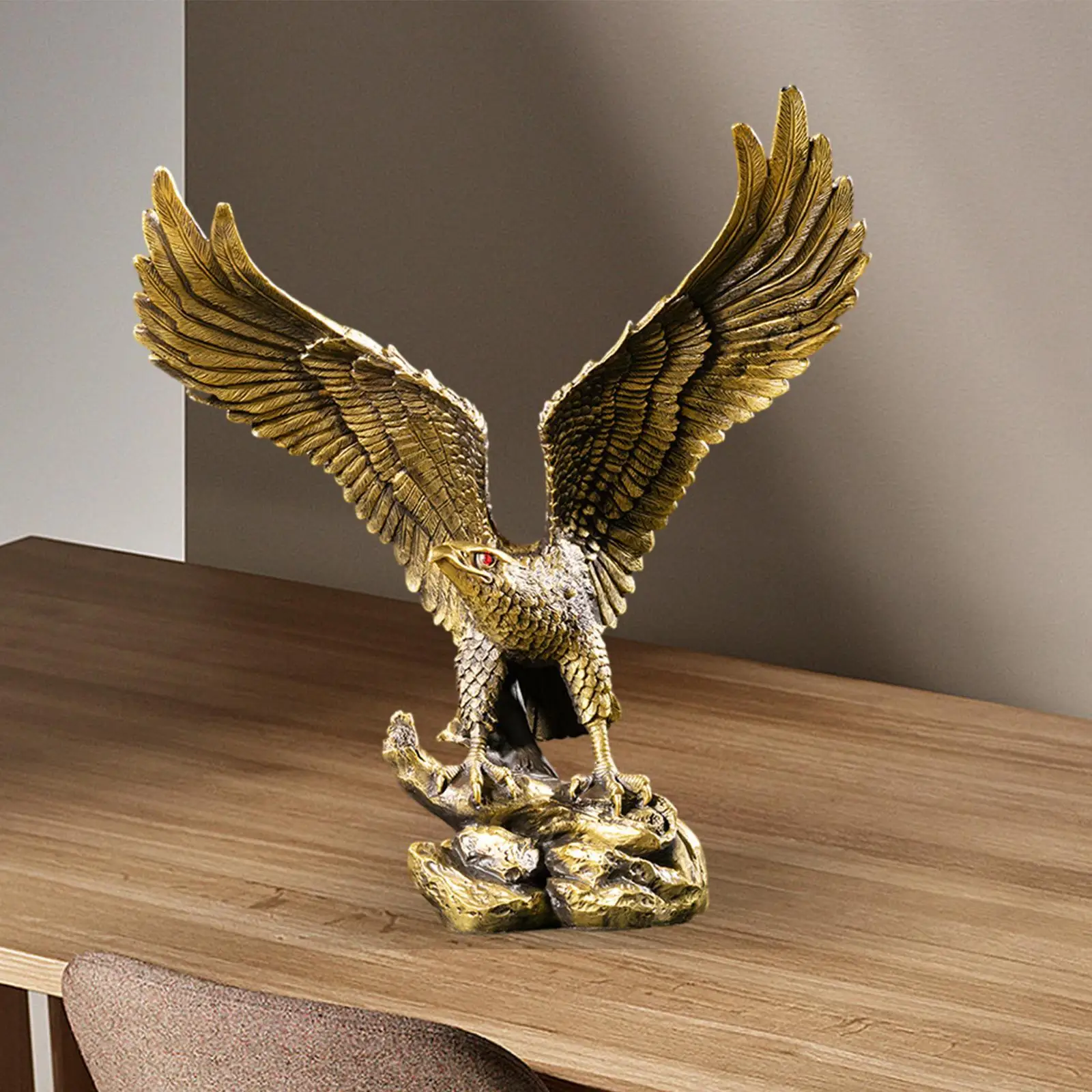 

Retro Eagle Sculpture Statue Collectible Craft Animal Figurine Ornaments for