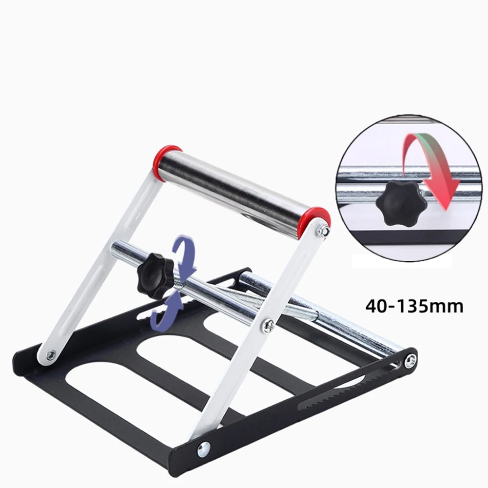 1pc Multifunctional Cutting Machine Material Rack 40-135mm Height Adjustable Support Bracket Foldable Bracket Frame