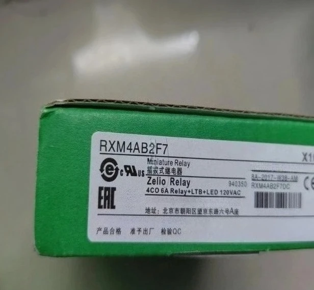 

Brand New Original RXM4AB2F7 ntermediate relay 14-pin 6A AC120V four open and four close RXM4AB2F7 Fast Delivery