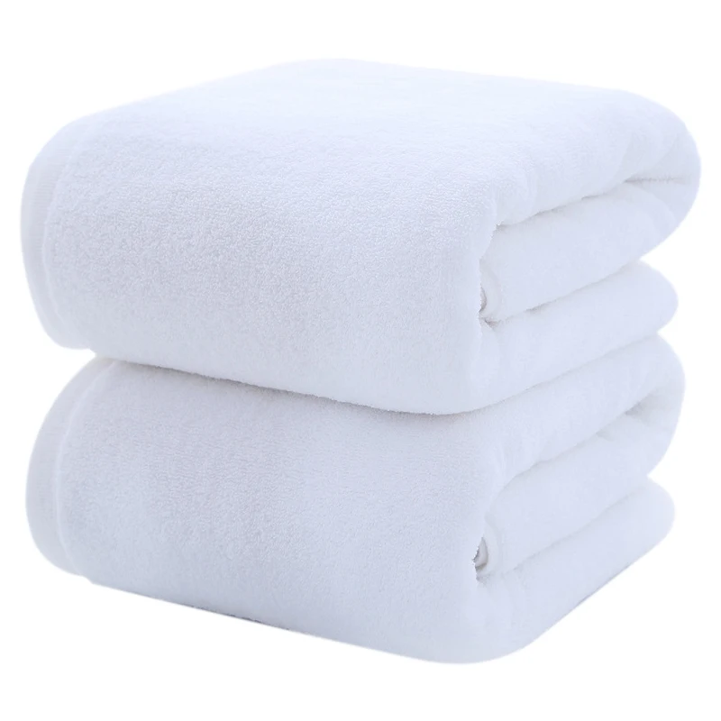 

Luxury Bath Sheet Towels Extra Large Highly Absorbent Hotel Spa Collection 70X140cm 2 Pack (White)