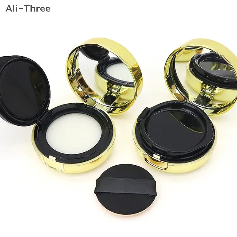 Mini Empty Air Cushion Puff Box Portable Cosmetic Makeup Case Container With Powder Sponge Mirror For Bb Cream Foundation Diy
