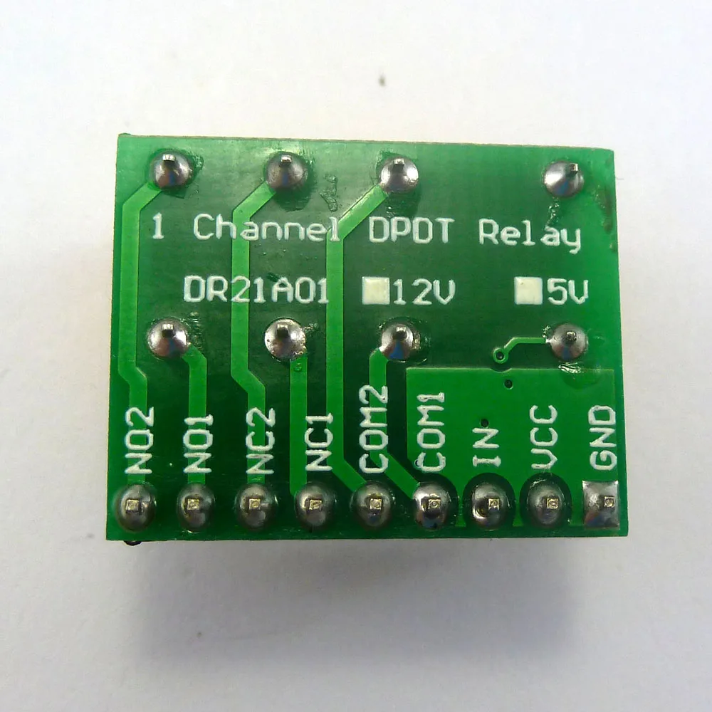 4 stuks Super Mini DC 12 V DPDT Relais Board Module HK19F Voor Stereo Video PLC Motor van de PCB Board