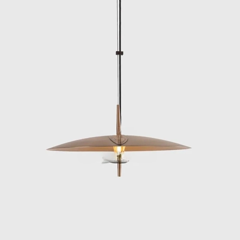 

Disc restaurant chandelier marble spinning light, Italian LED light