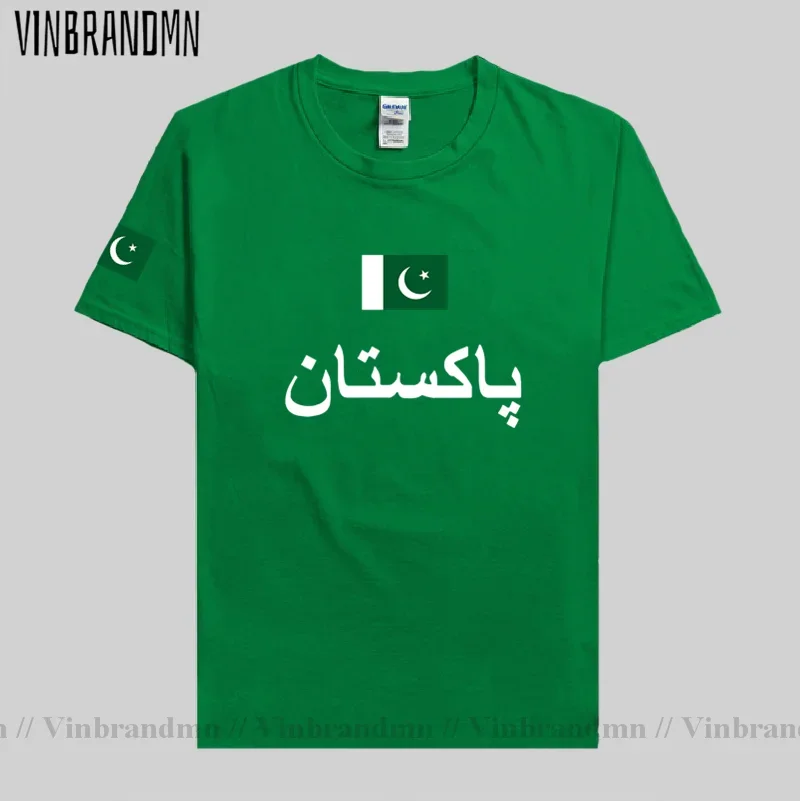 Pakistan men t shirt fashion 2021 jersey nation team 100% cotton t-shirt clothing tees country sporting flag PAK Pakistani Islam