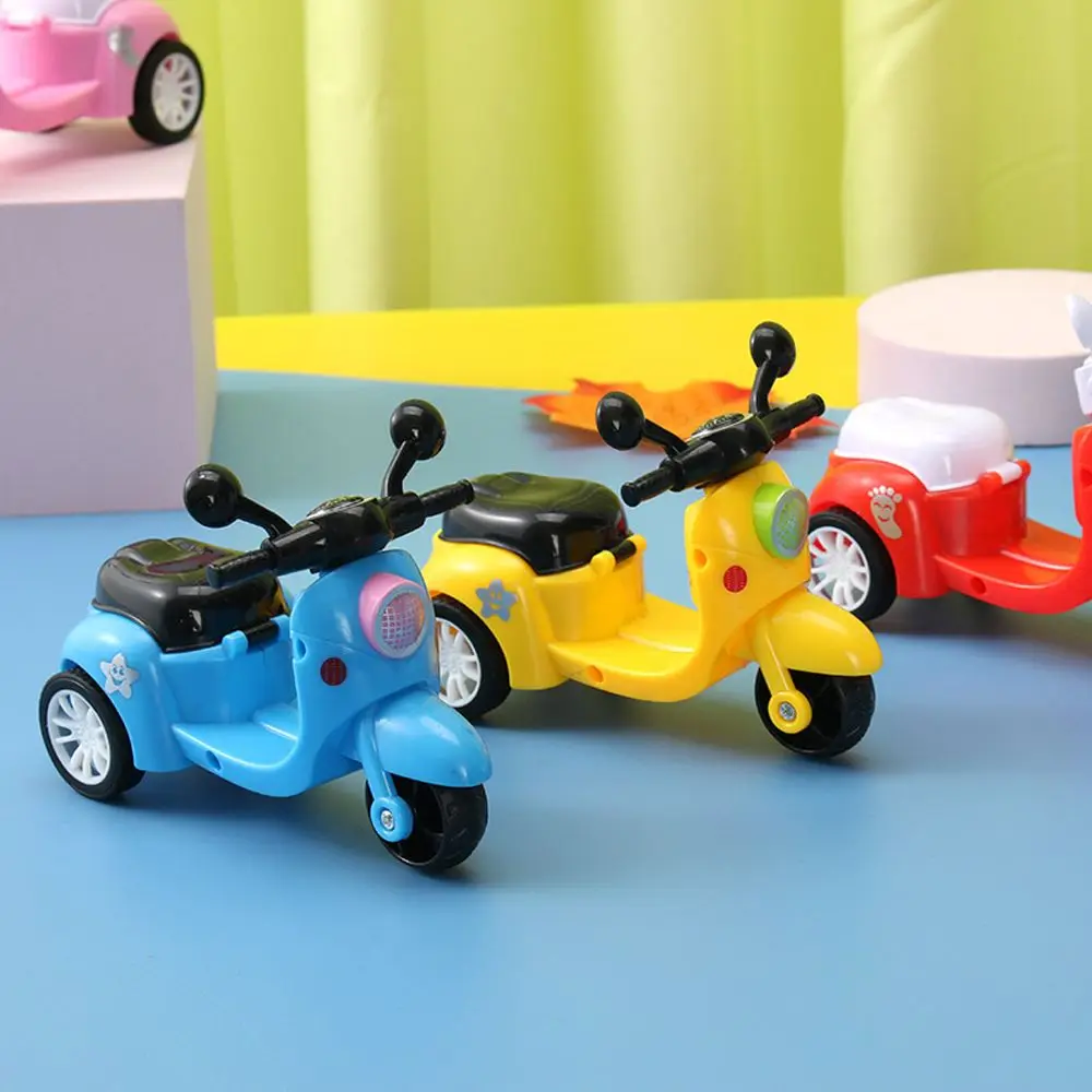 Educational Plastic Early Learning Girl Vehicles Baby Kids Inertia Car Mini Motorcycle Pull Back Car Boy Toy