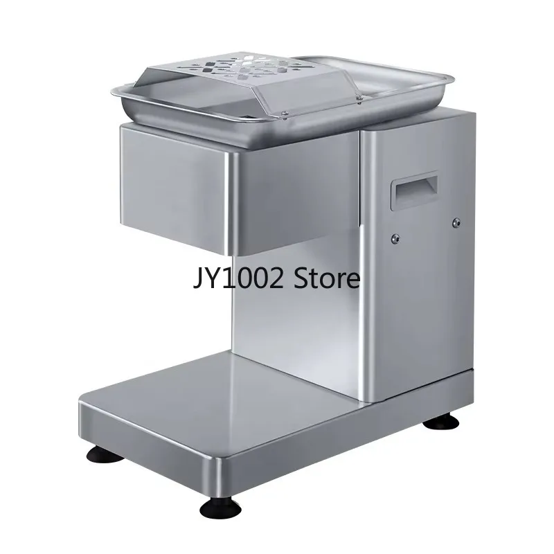 

Commercial Electric Stainless Steel Automatic Chicken Breast Ham Fresh Meat Slicer Dicing Cutting Machine