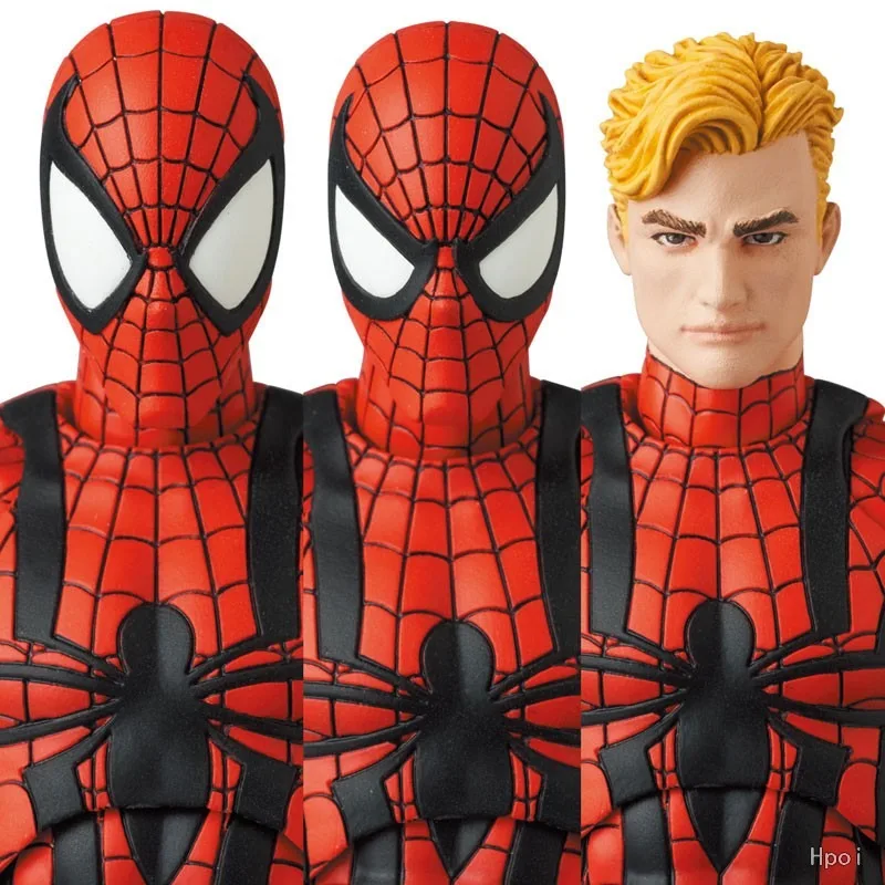 Medicom Toy Original MAFEX Series 143 Spider Man (Ben Riley) Comic Edition Action Figure Model Toys Ornaments Gifts Fo Boys