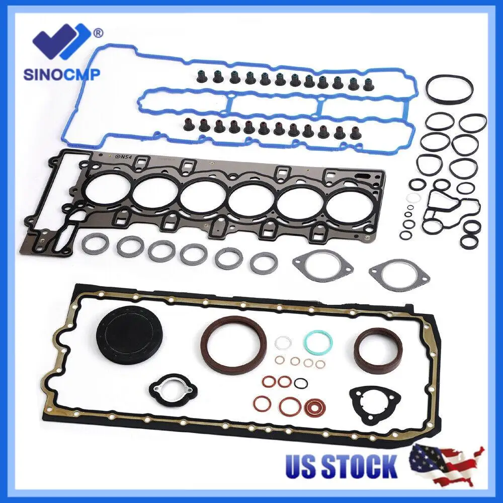 

N54 Engine Rebuilding Gasket seals Kit For BMW E82 E90 E91 E92 E93 E60 E61 E71 E89 F01 F02 135i 335i 535i 740i X6 N54B30 3.0L L6