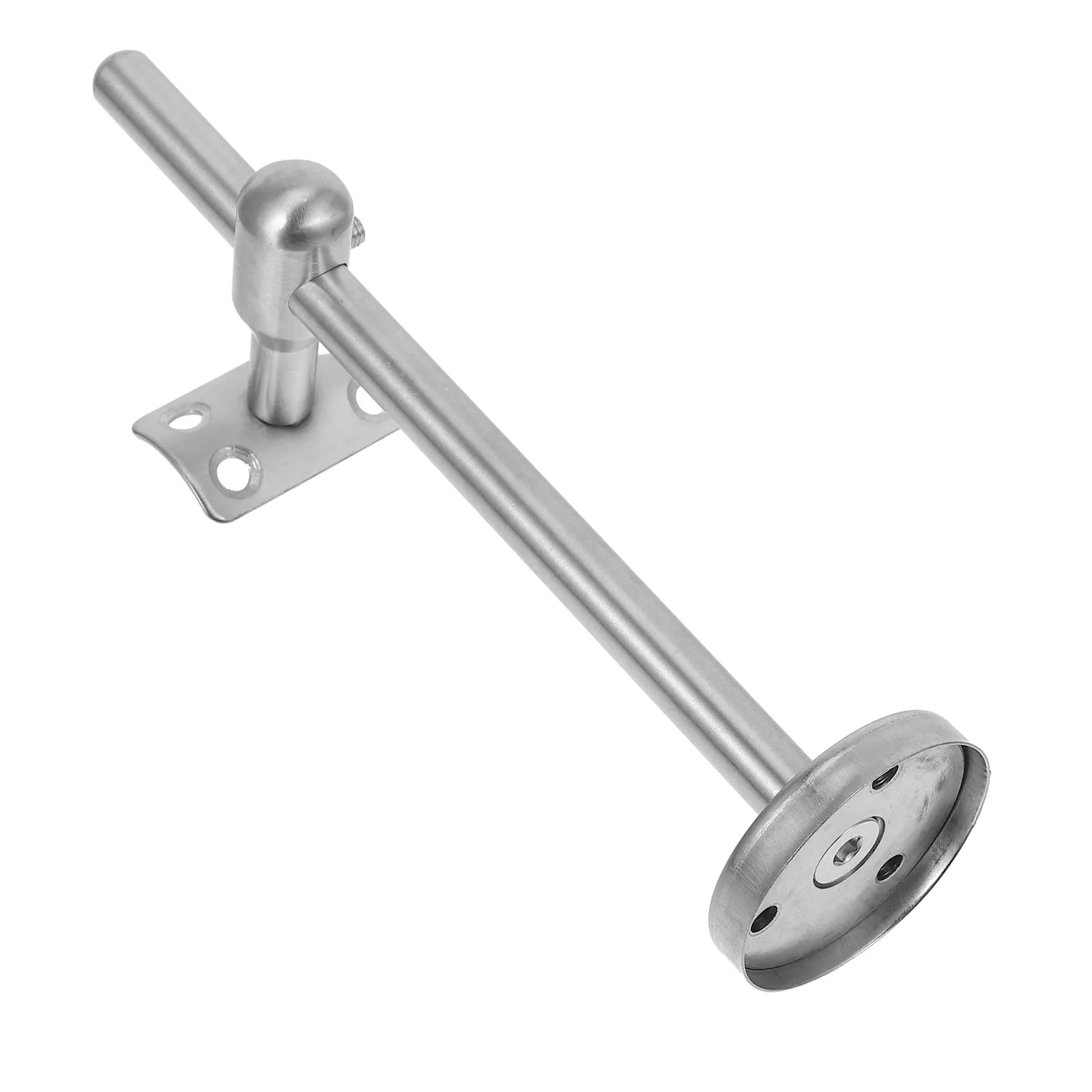 Stainless Steel Handrail Wall Bracket Adjustable Stair Railing Support Secure Easy Install for Home Shopping Mall Office