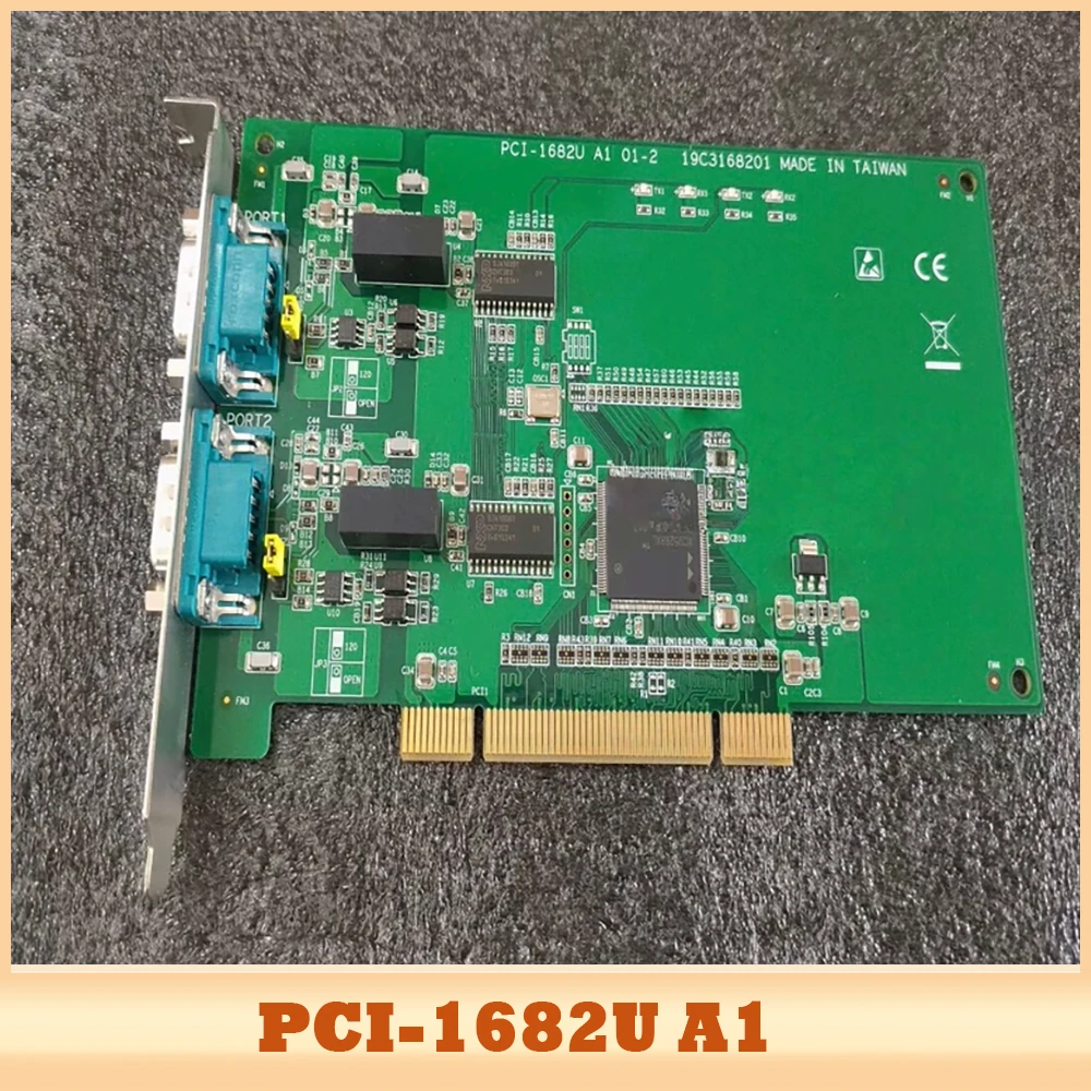 PCI-1682U A1 19C3168201 Serial port card, communication card
