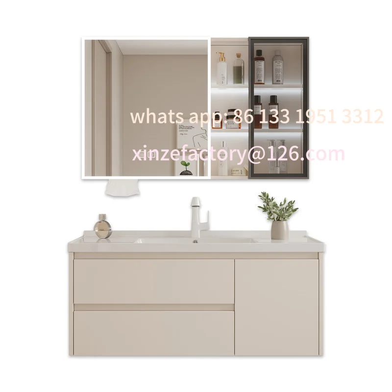 

Ceramic all-in-one basin, bathroom drawer, bathroom cabinet, washbasin, washstand, basin combination, honeycomb aluminum