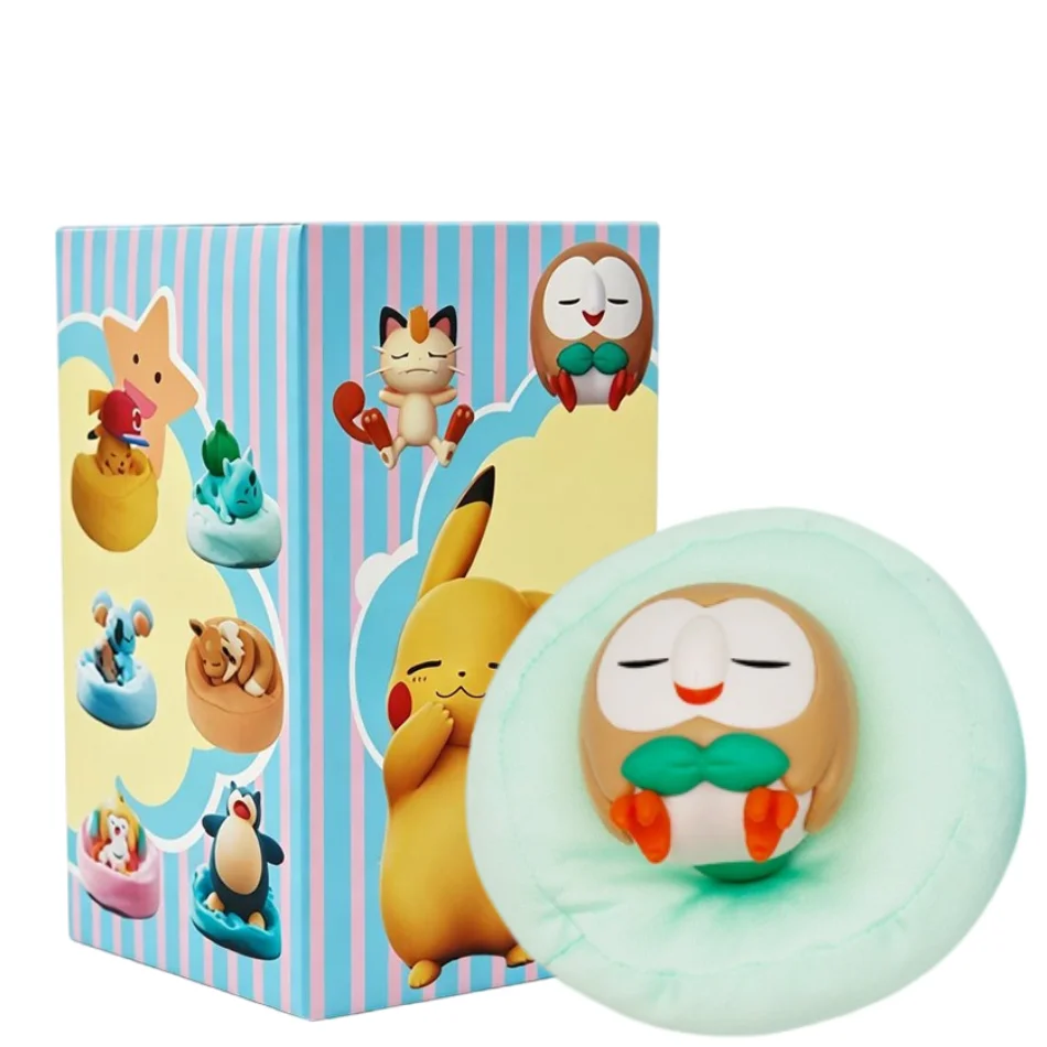 Anime Pokémon Blind Box Modellfigur 1-12 Stück Pikachu Schlaf-Serie Innenraumfigur Schlafende Position Spielzeug Geschenk für Freunde – Detail 17