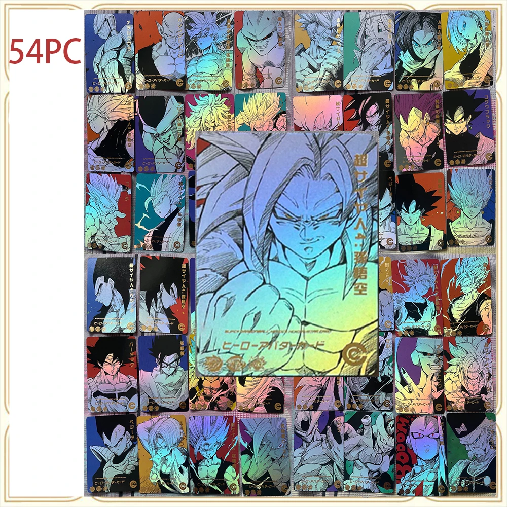 54-ピース-セットアニメドラゴンボール-diy-acg-孫悟飯クリリンベジータ四世ストーリーゲームおもちゃグッズカードクリスマス誕生日ギフト