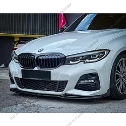 For BMW G20 G21 3 Series Pre Facelift 2019-2022 BMW M340i 318i 320i M-Sport Car Front Bumper Lip Cap Spoiler Front Guard Covers